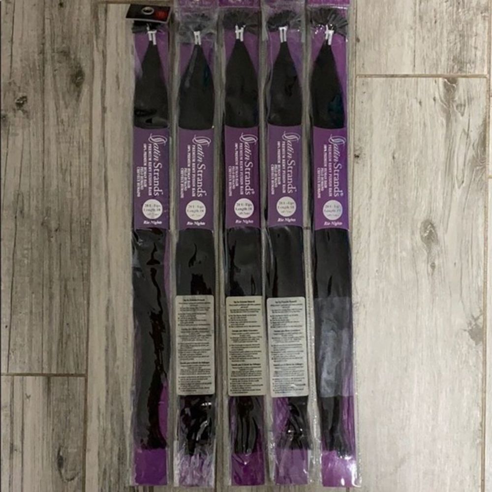 5PK 22" Satin Strands Bundle I Tip Remy Extensions